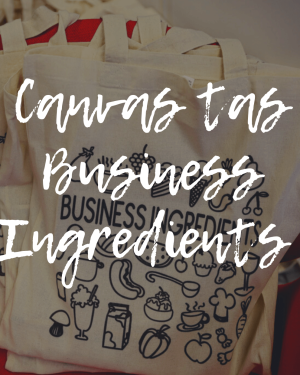 Canvas tas Business Ingredients